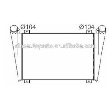 INTERCOOLER 4401-2503 48780001 FOR KENWORTH T2000 TRUCK