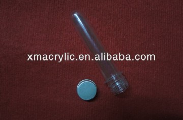 transparent acrylic test tube