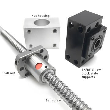 High Standard TBI Hiwin Ball Screws SFU1605 SFU1610 SFU2010 SFU2510 CNC Linear Guides with Nut