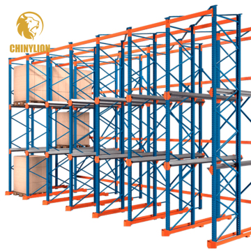 Drive in pallet racking systems in storage