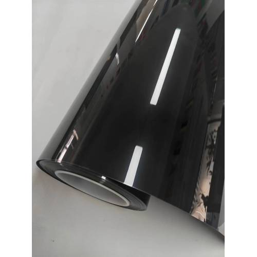 Glossy Piano Black PET Adhesive Car Vinyl Wrap