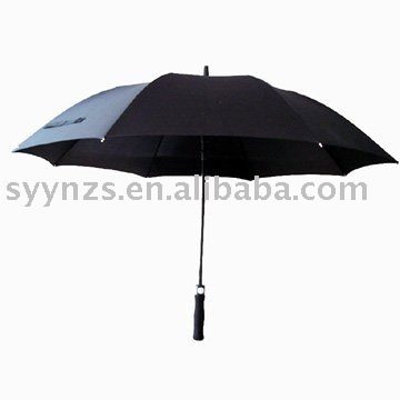black fiberglass mens golf umbrella auto open