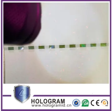 100% A4 banknote cotton security thread watermark paper