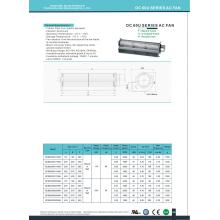 Ventilador de flujo cruzado de DC Temperatura alta