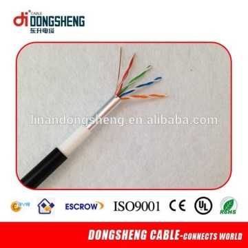 1000ft 0.51mm 24AWG 4 Pairs waterproof utp cat5e outdoor cable