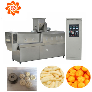 Small corn snack food extruder manufacturing machine