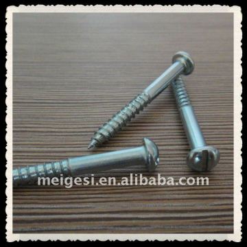 DIN96 slotted round Head tapping Screws carbon steel Zinc plated galvanized China Manufacturer high quality