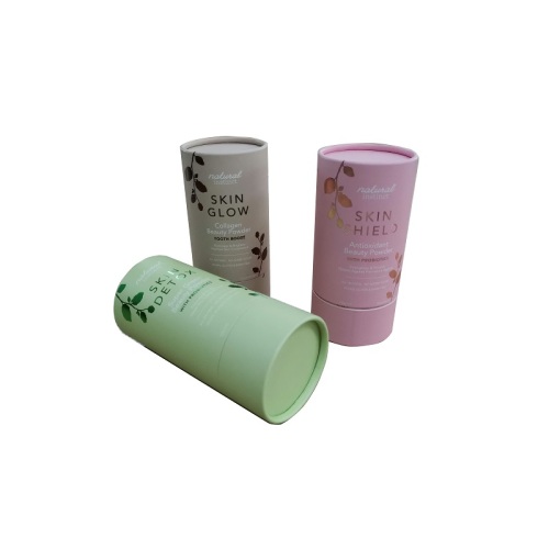 Custom Foil Logo Printed Candle packaging Paper Tubes