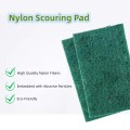 Green Polyester Scouring Pad for Household Use