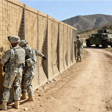 Bastion Barrier Military Defensive Sand Wall