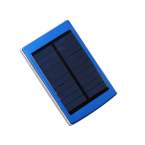 USB carregador solar de telemóvel com bateria de lítio 1800mAh