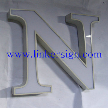 baking finish acrylic channel letters