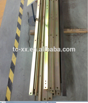 elevator door guide rail
