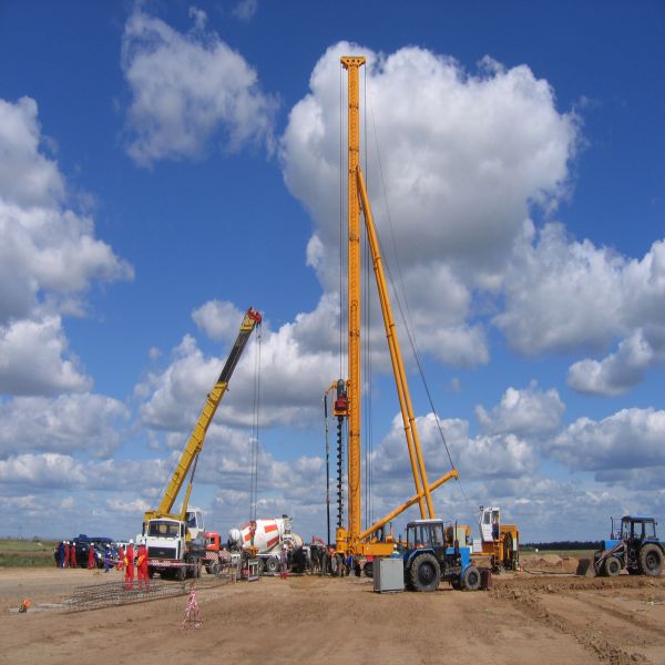 Maquinaria de construcción de maquinaria de construcción pila de perforación