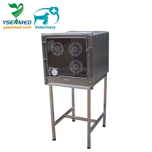 Stainless Steel Vet Oxygen Cage Ysvet610A