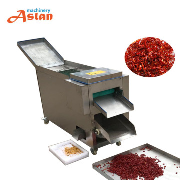 High Capacity Red Chili Slicing Machine - Dry Chilli Cutter and Deseeding Machine