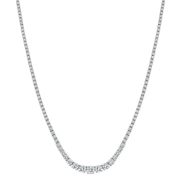 Tiffany &amp; CO မှလှပသောဓာတ်ခွဲခန်းစိန်လည်ဆွဲ
