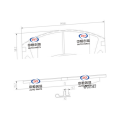 Mitsubishi P 61089 N এর জন্য সামনের ব্রেক প্যাড