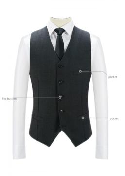 Men's Poly Wool Vest