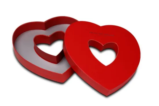 Heart Wedding Gift Box With visible Heart Window