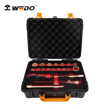 WEDO German DIN Standard & BAM ATEX Non-Sparking Dr Socket Set - 21pcs