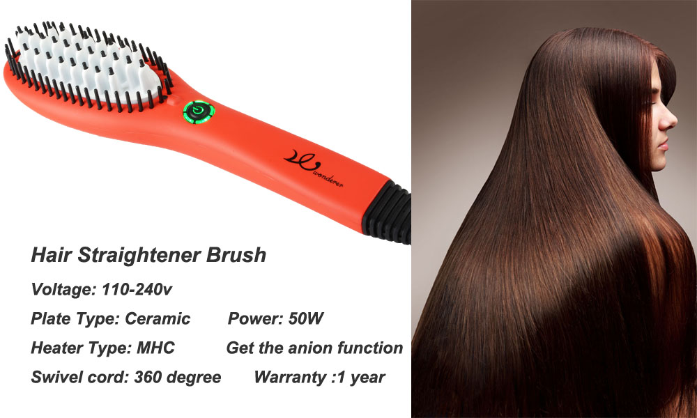 Hair Straightening Ionic Brush