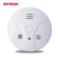 2021 Amazon professional fast response fire smoke alarm with battery operate plastic cover fire alarm smoke detector