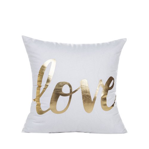 Cotton Cushion Cover Best-selling striated leaves catton pillowcase Factory