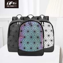 Geometric school bags lattice leisure sport bag backpack fashion luxury bag women wholesale handbag