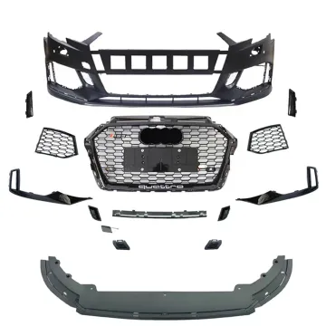 PP Material Body Kit for Audi A3 2017-2019 Conversion to RS3 Look