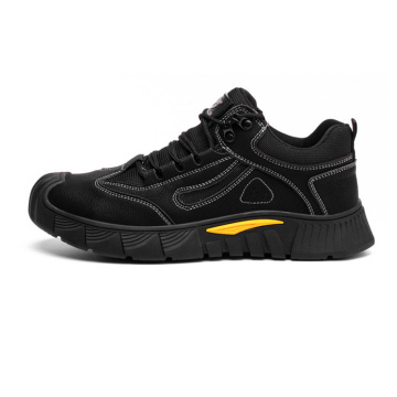 Men's Oil and Waterproof Non-slip Industrial Boots with Steel Toe for Construction Work