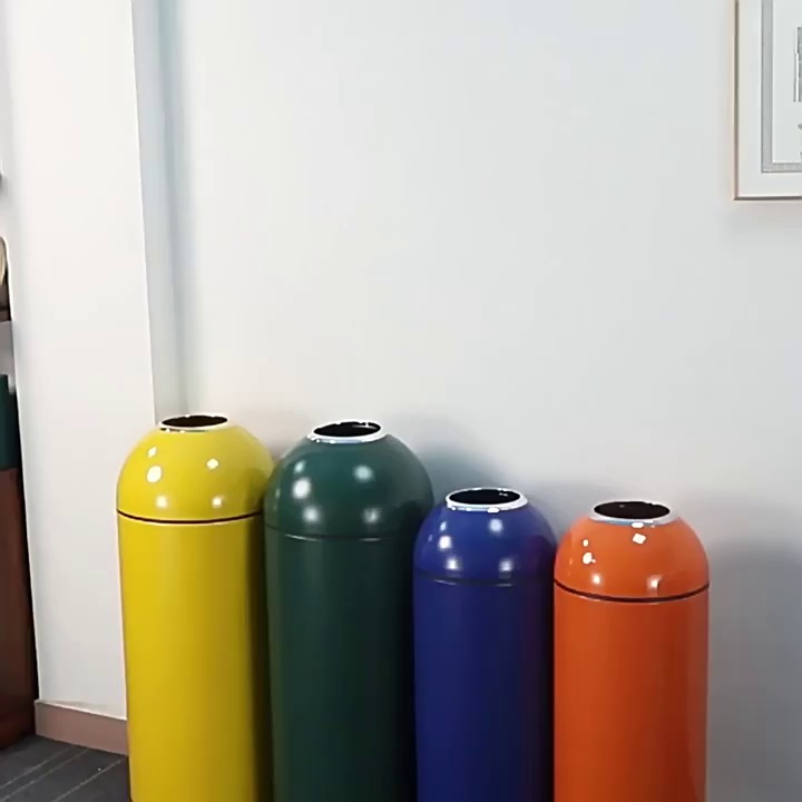 Commercial Grade Metal Waste Bins for Public Spaces