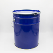 Industrial use metal bucket with spout cap
