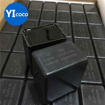 New Original Farad GD C6A Series 8UF 400V AC Coarse Copper Pin Turn-Off Electrodeless Thin Film Capacitor