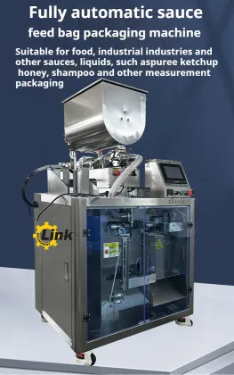 Automatic Multi-function Garlic Sauce and Tomato Sauce Honey Pouch Packing Machine