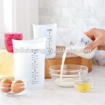 Food grade cheap novel custom silicone measuring cup