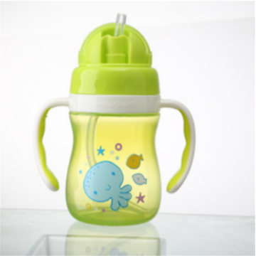 Botella de bebida de agua para niños Baby Straw Cup