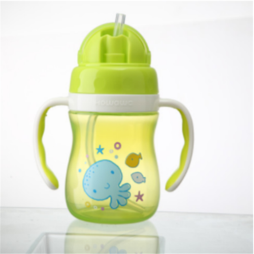 Copo de palha de bebê de garrafa de água para crianças