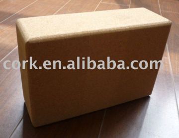 cork yoga block 3"*6"*9" eco, Yoga Block Cork