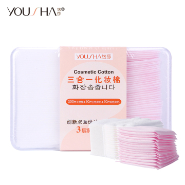 YOUSHA 400pcs cotton wipes nail polish remover wipes facial cotton pads makeup remove pads nail gel uv polish remover napkin