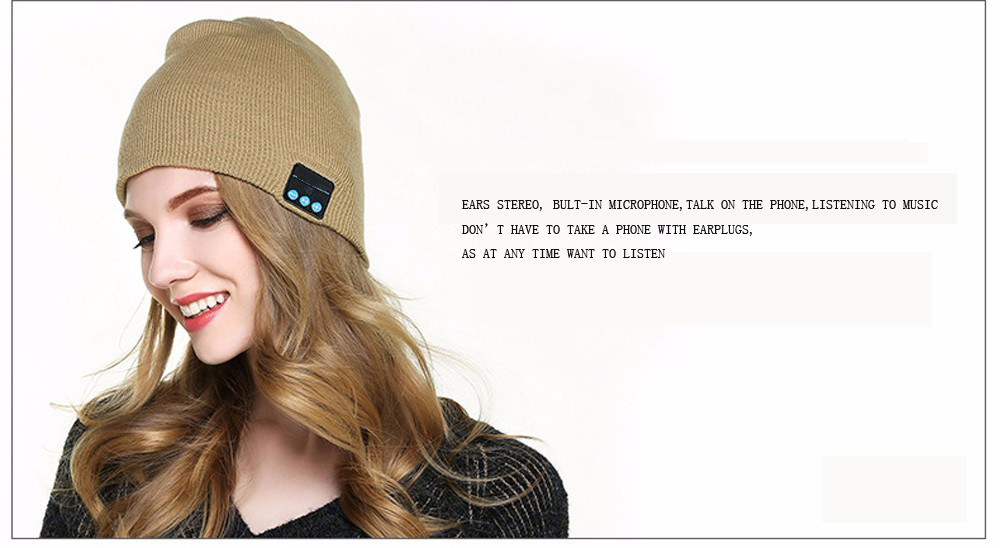 Warm Wireless Earphone Music Beanie Hat Headphone