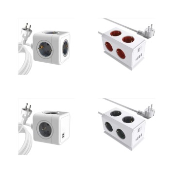 Πρότυπη ΕΕ 4 Έξοδος 4 USB 16A Smart Strip Power