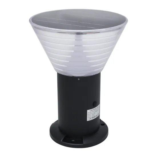 Modern Outdoor IP65 Solar Garden Post Lamp - Decorative Pathway Lawn LED Bollard Light