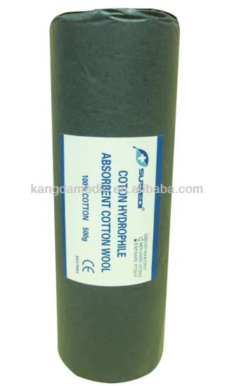 absorbent cotton wool roll 100g,200g,500g