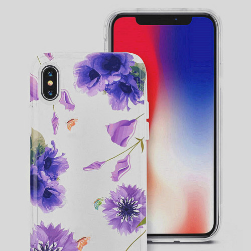 customized tulipa petunia phone case for iphone X cover