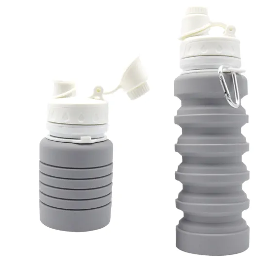 Outdoor Sports Silicone Collapsible Water  Drink Bottle