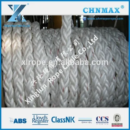 8 strands dacron polyester mooring rope