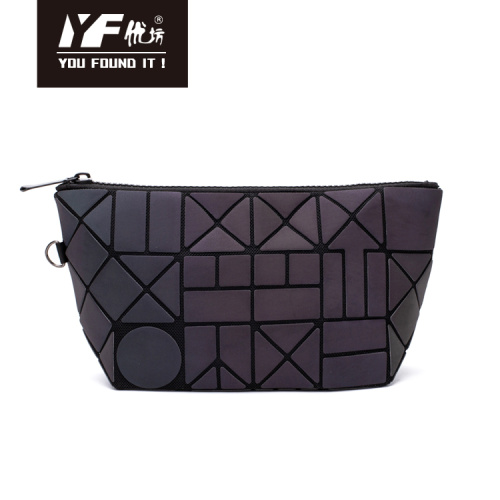 Makeup Bag Custom luminous PU makeup bag clutch bags Supplier