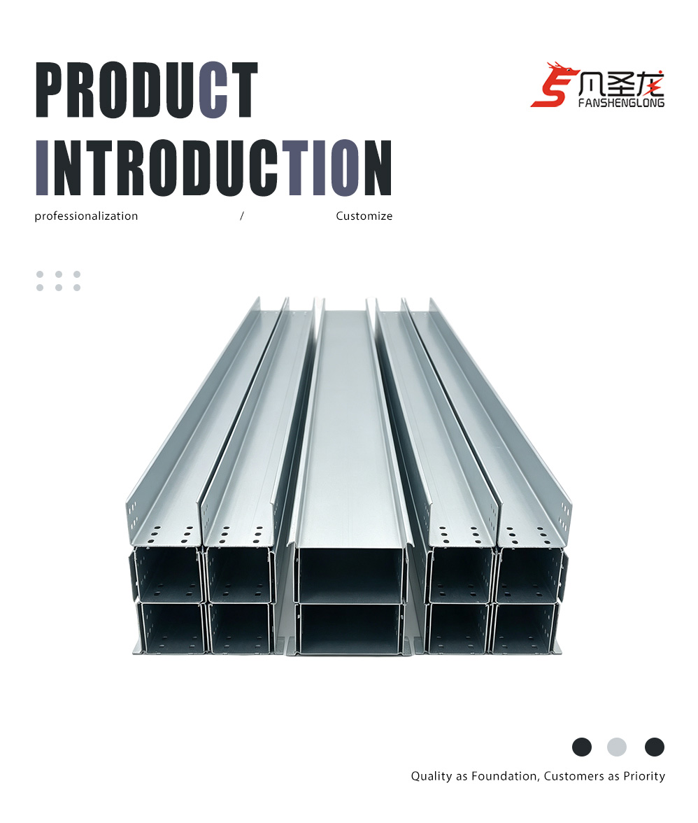 1-Trough cable tray-X
