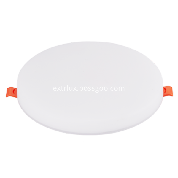 Recessed Round Iron Panel Light Top